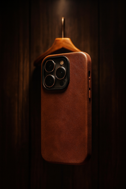 LUXURY RETRO LEATHER MAGNETIC CASE FOR IPHONE