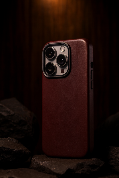 LUXURY RETRO LEATHER MAGNETIC CASE FOR IPHONE