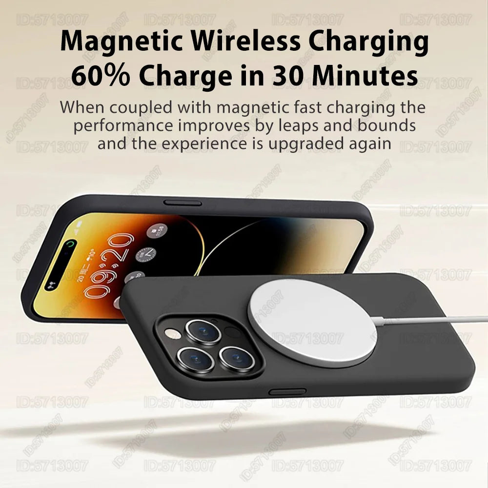MAGNETIC ORIGINAL LIQUID SILICONE CASE