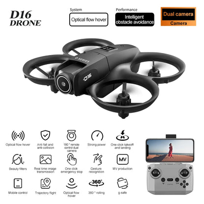 D16 MINI DRONE DUAL CAMERA 8K