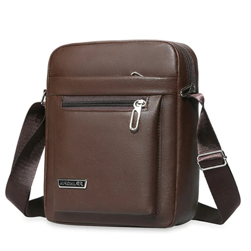 MEN CROSSBODY SHOULDER LEATHER BAG