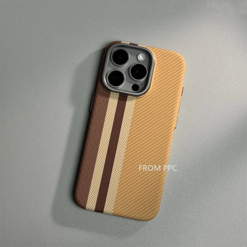 CARBON FIBER MAGNETIC iPHONE CASE
