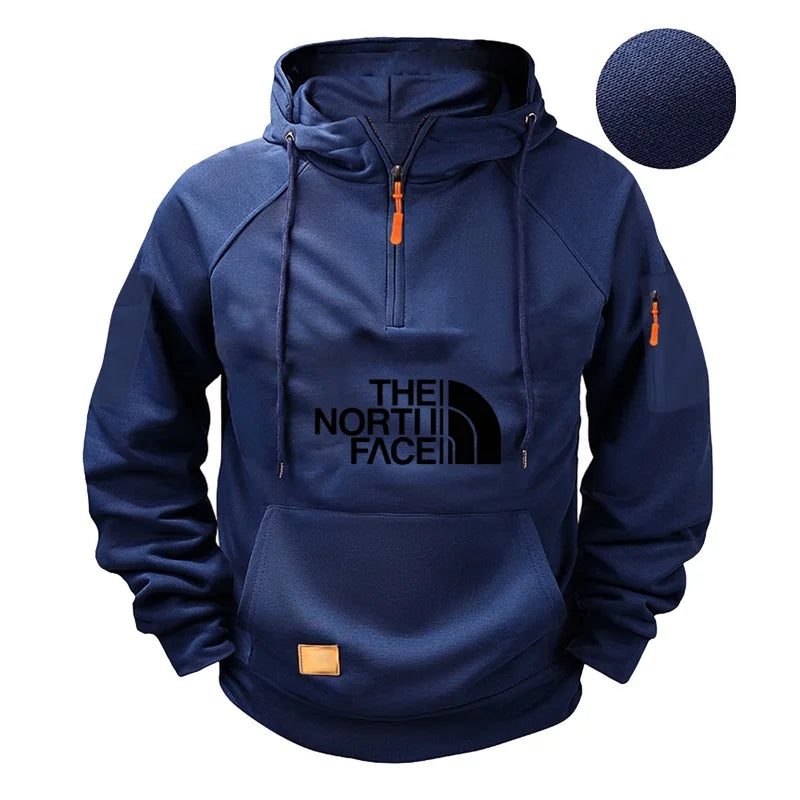 CASUAL SPORT LONG-SLEEVED HOODED