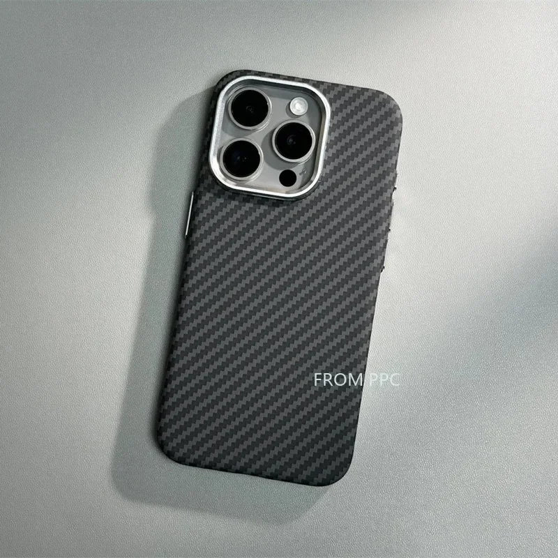 CARBON FIBER MAGNETIC iPHONE CASE