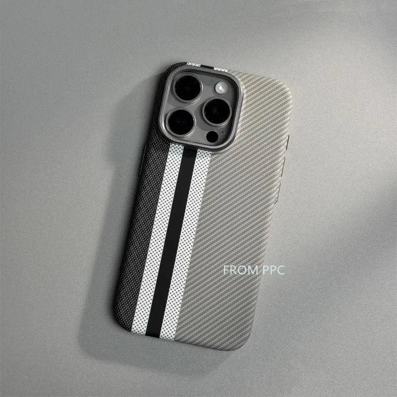 CARBON FIBER MAGNETIC iPHONE CASE