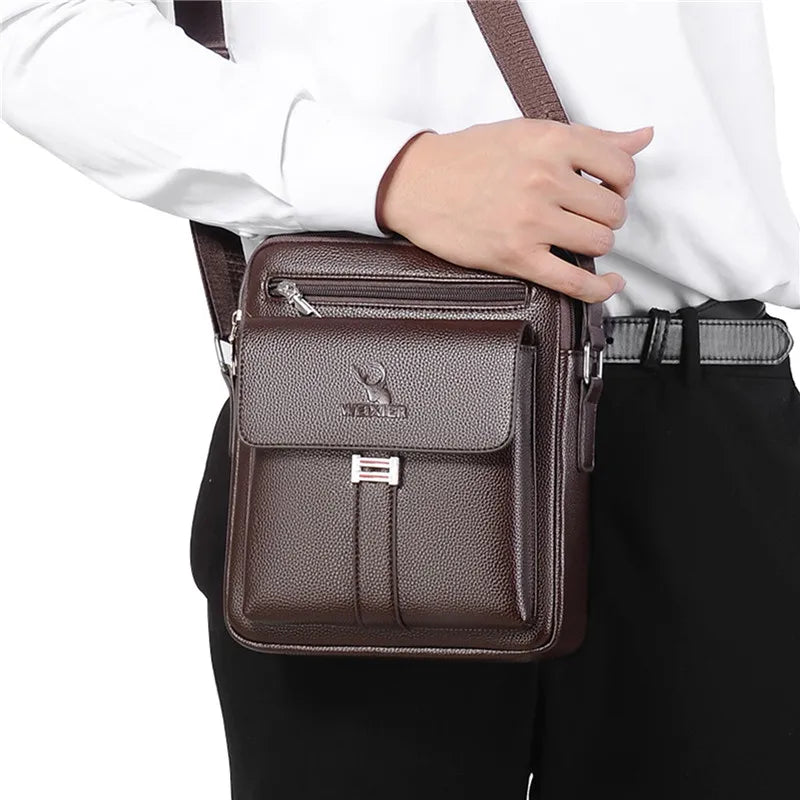 MEN CROSSBODY SHOULDER LEATHER BAG