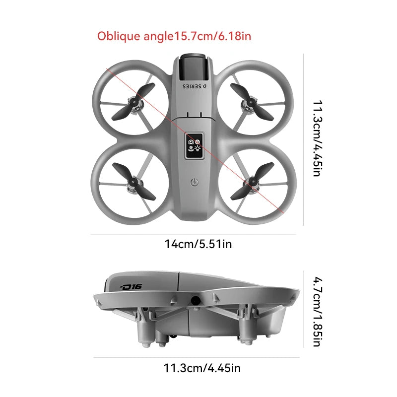 D16 MINI DRONE DUAL CAMERA 8K