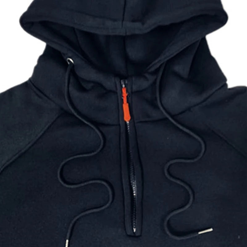 CASUAL SPORT LONG-SLEEVED HOODED