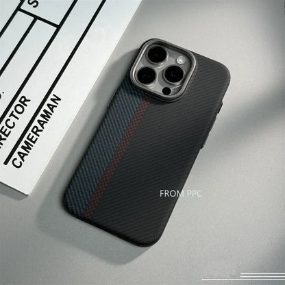 CARBON FIBER MAGNETIC iPHONE CASE