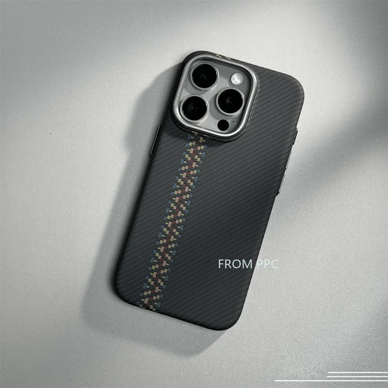 CARBON FIBER MAGNETIC iPHONE CASE