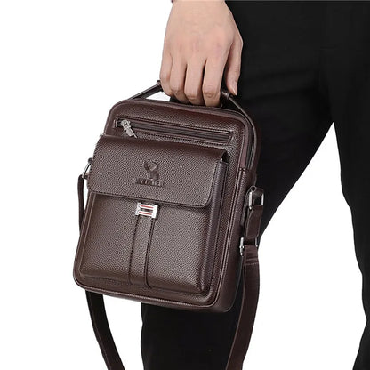 MEN CROSSBODY SHOULDER LEATHER BAG
